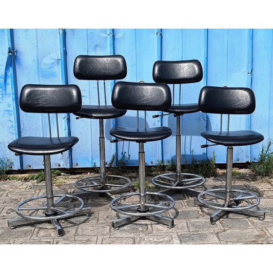 Image 1 of Sedia da laboratorio vintage di Kor