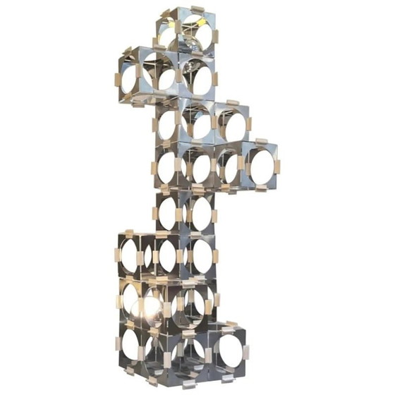 Image 1 of Vintage Skyscrapper floor lamp by Luigi Argenta for Reggiani, Italy 1970s