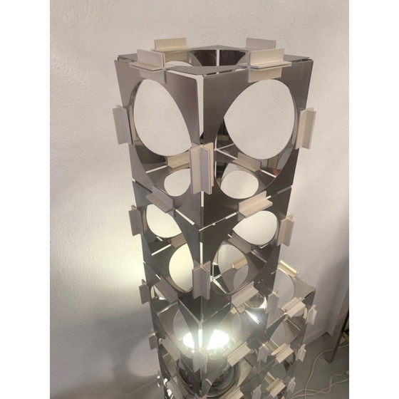 Image 1 of Vintage Skyscrapper floor lamp by Luigi Argenta for Reggiani, Italy 1970s