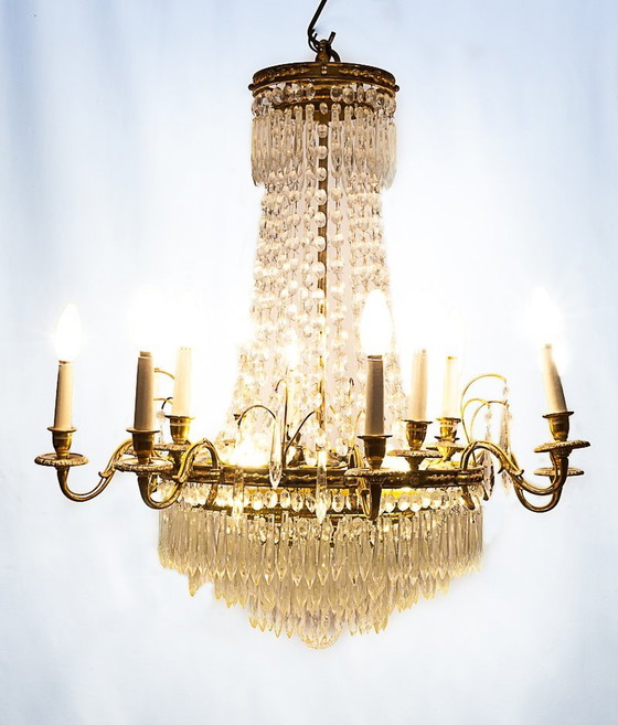 Image 1 of 16-light hot-air balloon chandelier