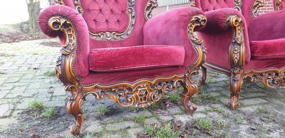 Image 1 of 4x Baroque Armchairs