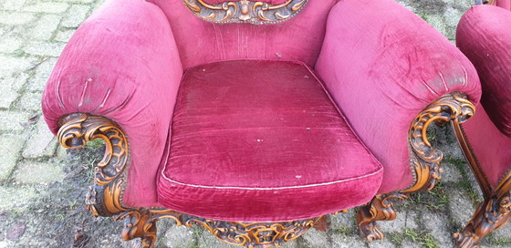 Image 1 of 4x Baroque Armchairs