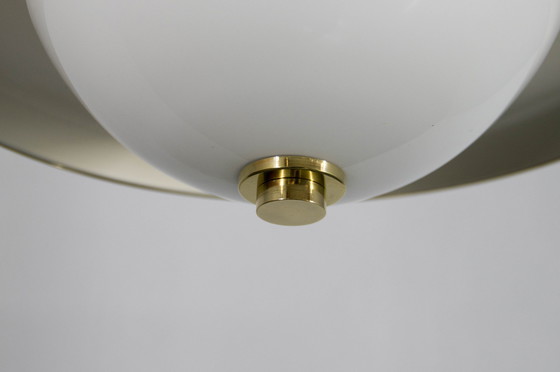 Image 1 of Bauhaus Brass Chandelier By Franta Anyz, 1930, Restored