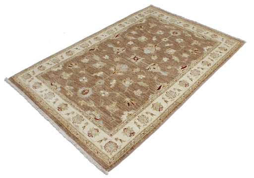 Original hand-knotted Ziegler carpet 186 X 124 Cm Top condition