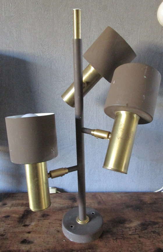 Image 1 of Vintage 3-Spots Ceiling Lamp