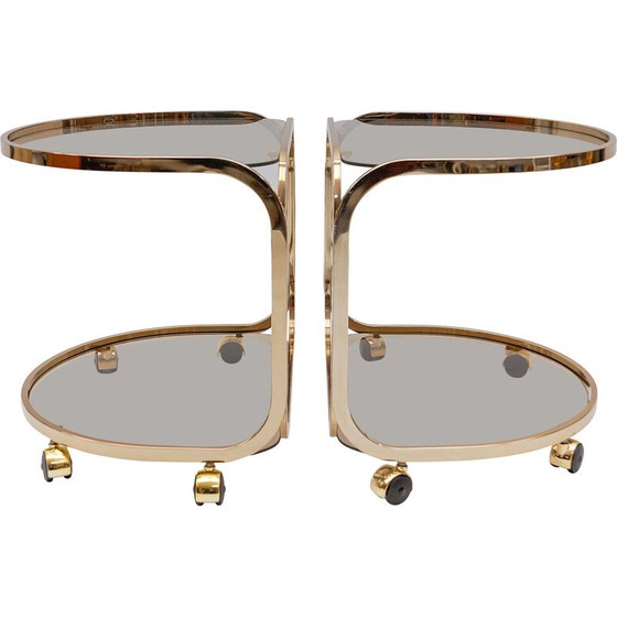 Image 1 of Pair of vintage side tables, France 1960