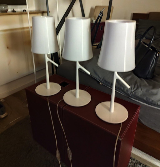 Various table lamps from Foscarini