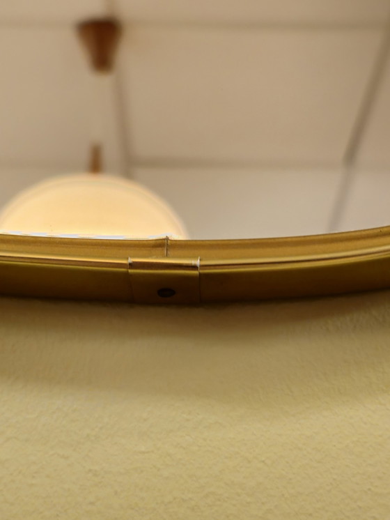 Image 1 of Vintage Wall Mirror Mirror Brass Gold