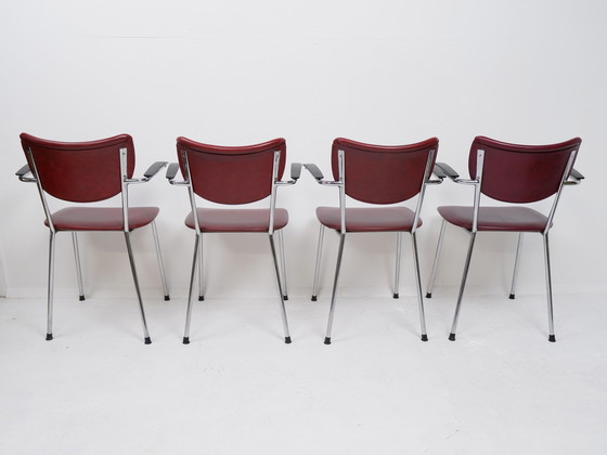 Image 1 of Ensemble de 4 chaises De Wit, 1960