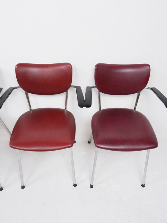 Image 1 of Ensemble de 4 chaises De Wit, 1960