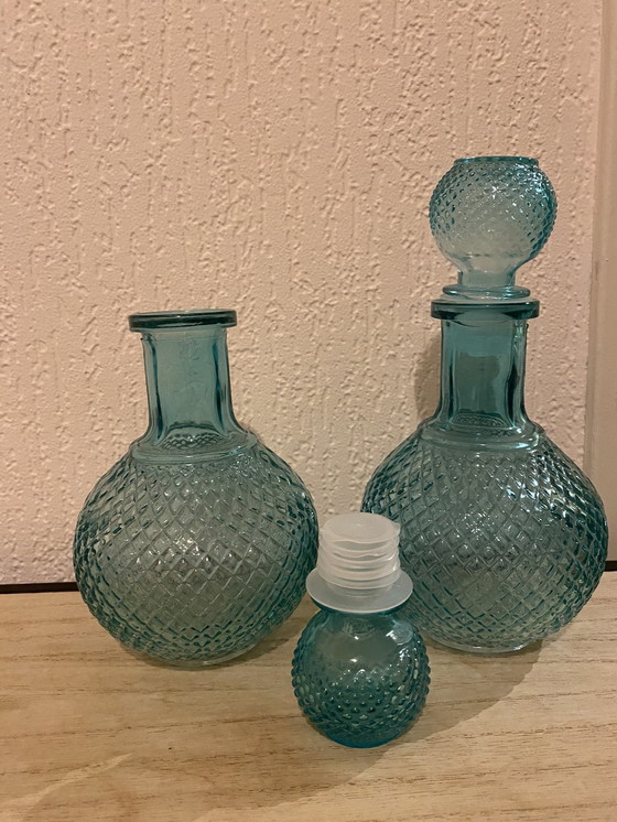 Image 1 of Turkuaz -Light Blue Wine Carafe