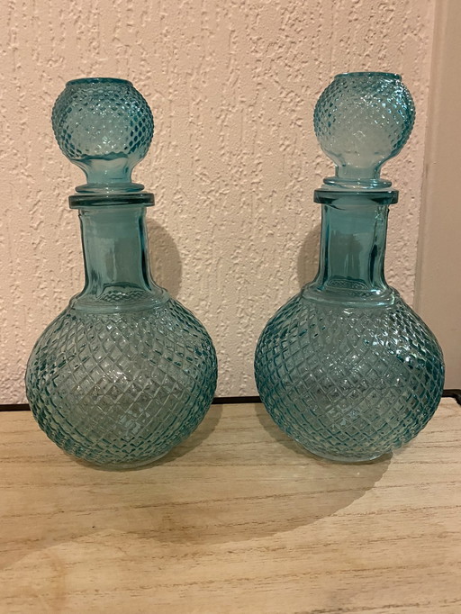 Turkuaz -Light Blue Wine Carafe