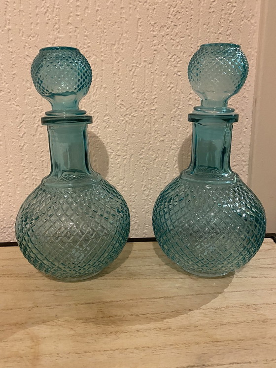 Image 1 of Turkuaz -Light Blue Wine Carafe