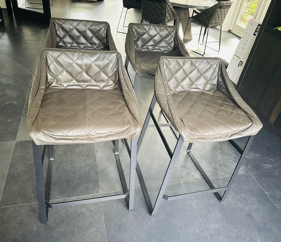 Image 1 of 4x Piet Boon Bar Chairs Kekke