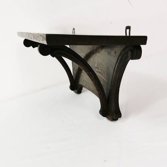 Image 1 of Art Nouveau vintage wall shelf, Denmark 1930s