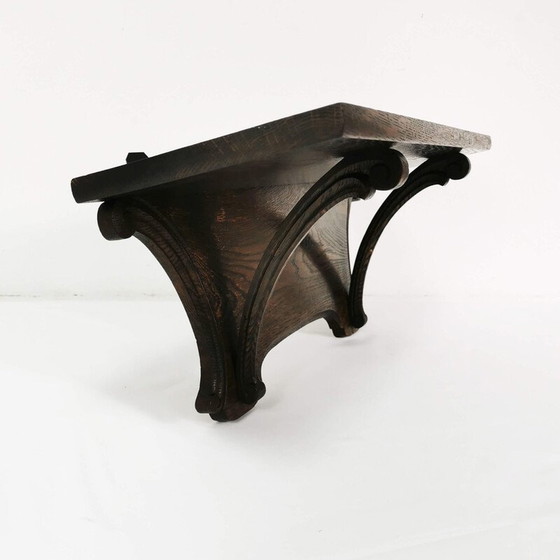Image 1 of Art Nouveau vintage wall shelf, Denmark 1930s