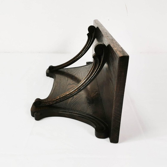 Image 1 of Art Nouveau vintage wall shelf, Denmark 1930s