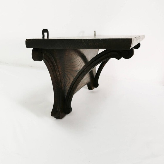 Image 1 of Art Nouveau vintage wall shelf, Denmark 1930s