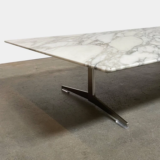 Flexform Fly Coffeetable 80X130 Cm In Calacatta Oro Marble