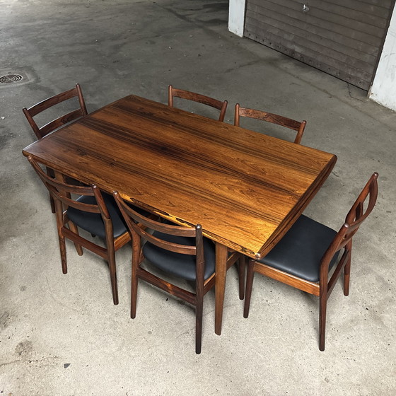 Image 1 of Vintage Dining Table Rosewood Danish