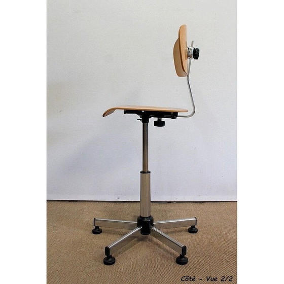 Image 1 of Sedia da architetto vintage cromata, 1960