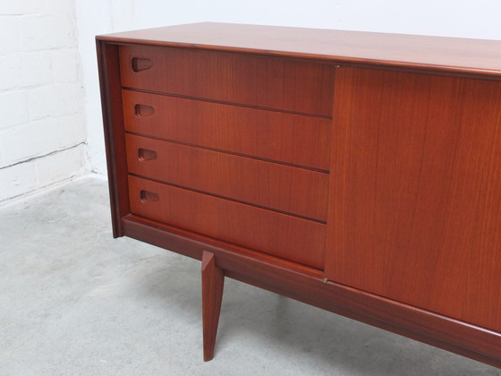 Image 1 of V-Form Teak Sideboard by Oswald Vermaercke