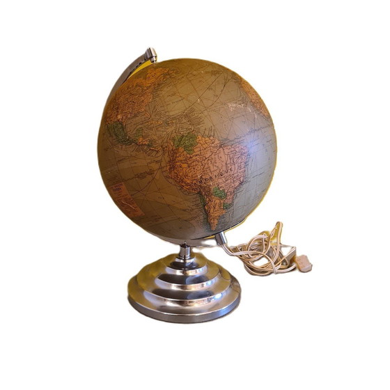 Image 1 of Art Deco French Globe M. Picquart, Circa 1930