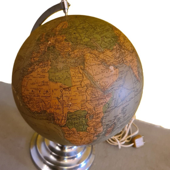 Image 1 of Art Deco French Globe M. Picquart, Circa 1930