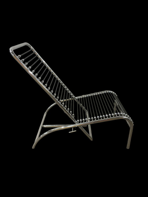 Image 1 of Rene Herbst Sandow Chair Chrome Design Lounge Armchair