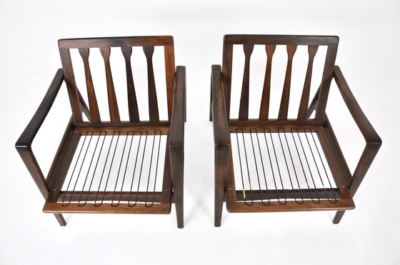 Image 1 of Lounge Chairs By Arne Wahl Iversen For Komfort, 1950S, Set Of 2