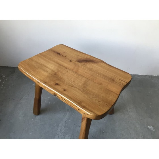 Image 1 of Brutalist vintage coffee table in solid wood