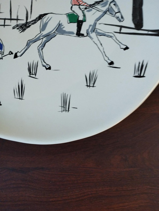 Image 1 of Large Freeform Plate, Organic Design -1960 - Vintage Era