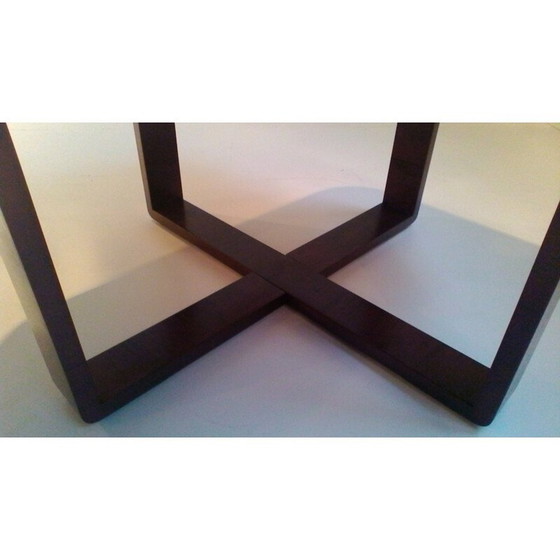 Image 1 of Vintage rectangular bentwood coffee table by Jindrich Halabala, 1940