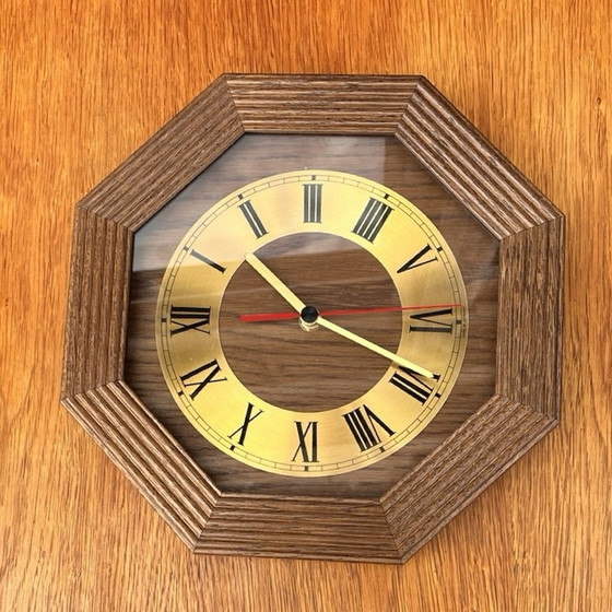 Image 1 of Ebg Wooden Wall Clock, Germany 1980S