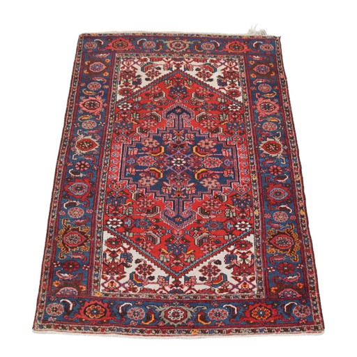 Vintage Oriental Hand Knotted Rug 201X139Cm