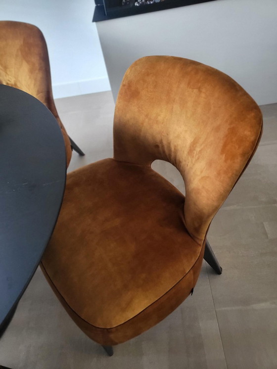 Image 1 of 5x Passe partout Low Dining chairs