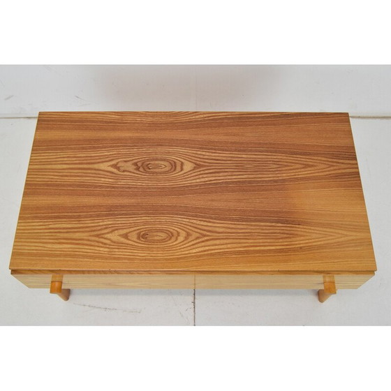 Image 1 of Vintage wooden desk with drawers by Jitona, Czechoslovakia 1970s