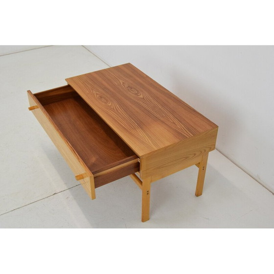 Image 1 of Vintage wooden desk with drawers by Jitona, Czechoslovakia 1970s