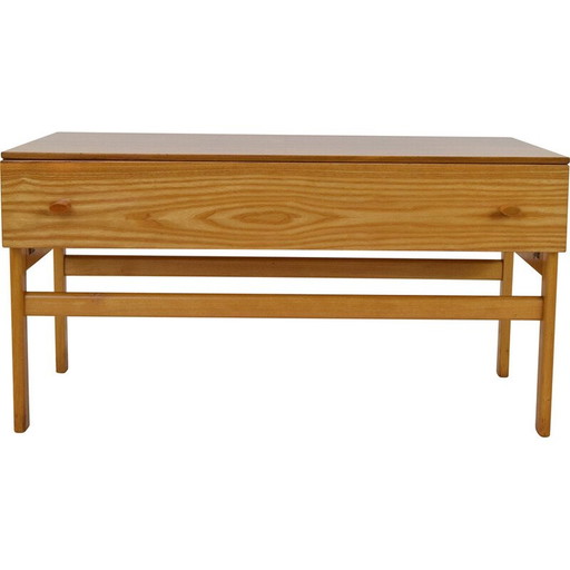 Vintage wooden desk with drawers by Jitona, Czechoslovakia 1970s