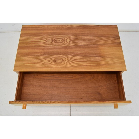 Image 1 of Vintage wooden desk with drawers by Jitona, Czechoslovakia 1970s