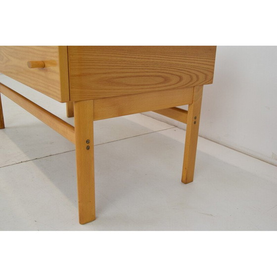 Image 1 of Vintage wooden desk with drawers by Jitona, Czechoslovakia 1970s
