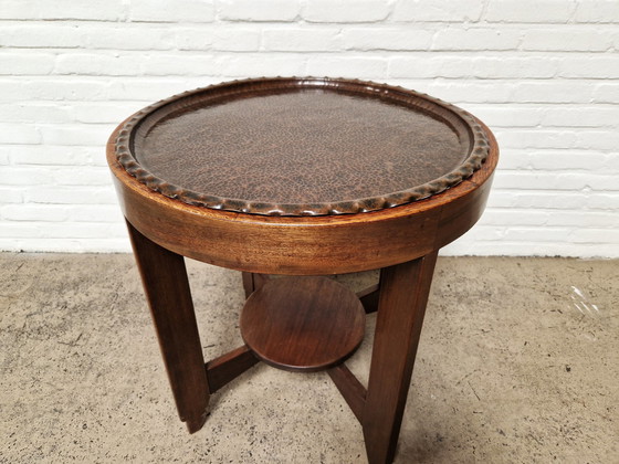 Image 1 of Art Deco Side Table, Amsterdam School 1930s