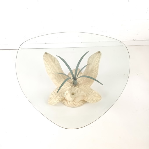 Mesa de centro vintage de estilo Hollywood Regency