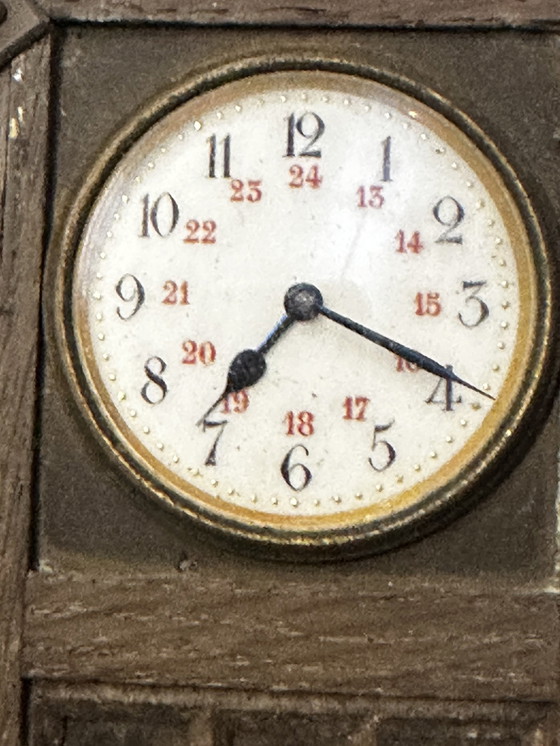 Image 1 of Antique Small Wall Clock H 21 Cm - Untested
