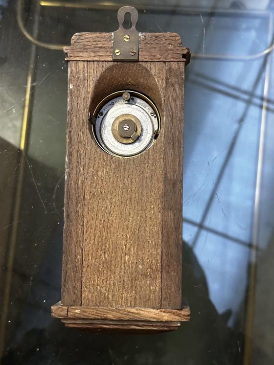 Image 1 of Antique Small Wall Clock H 21 Cm - Untested
