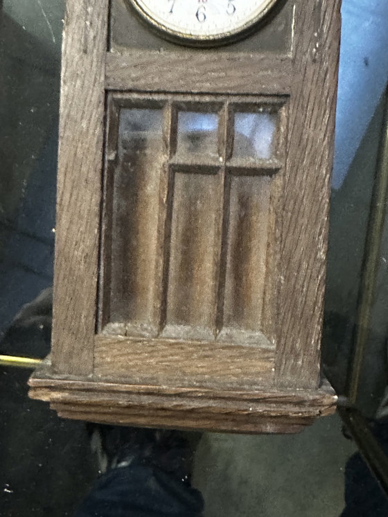 Image 1 of Antique Small Wall Clock H 21 Cm - Untested