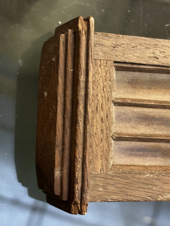 Image 1 of Antique Small Wall Clock H 21 Cm - Untested