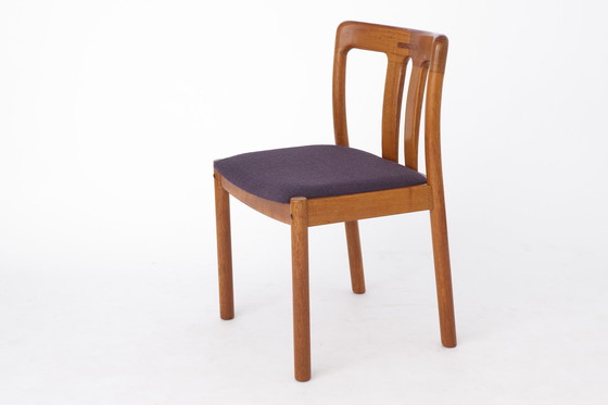 Image 1 of Set di 4 sedie vintage in teak, anni '60, di Uldum, Danimarca