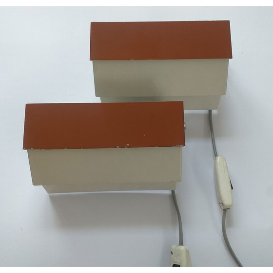 Image 1 of Pair of vintage wall sconces, 1970