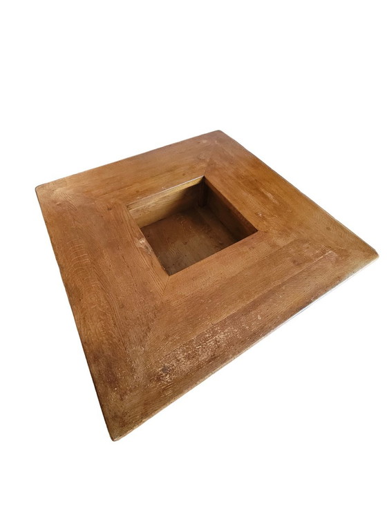 Image 1 of Square Oak Coffee Table